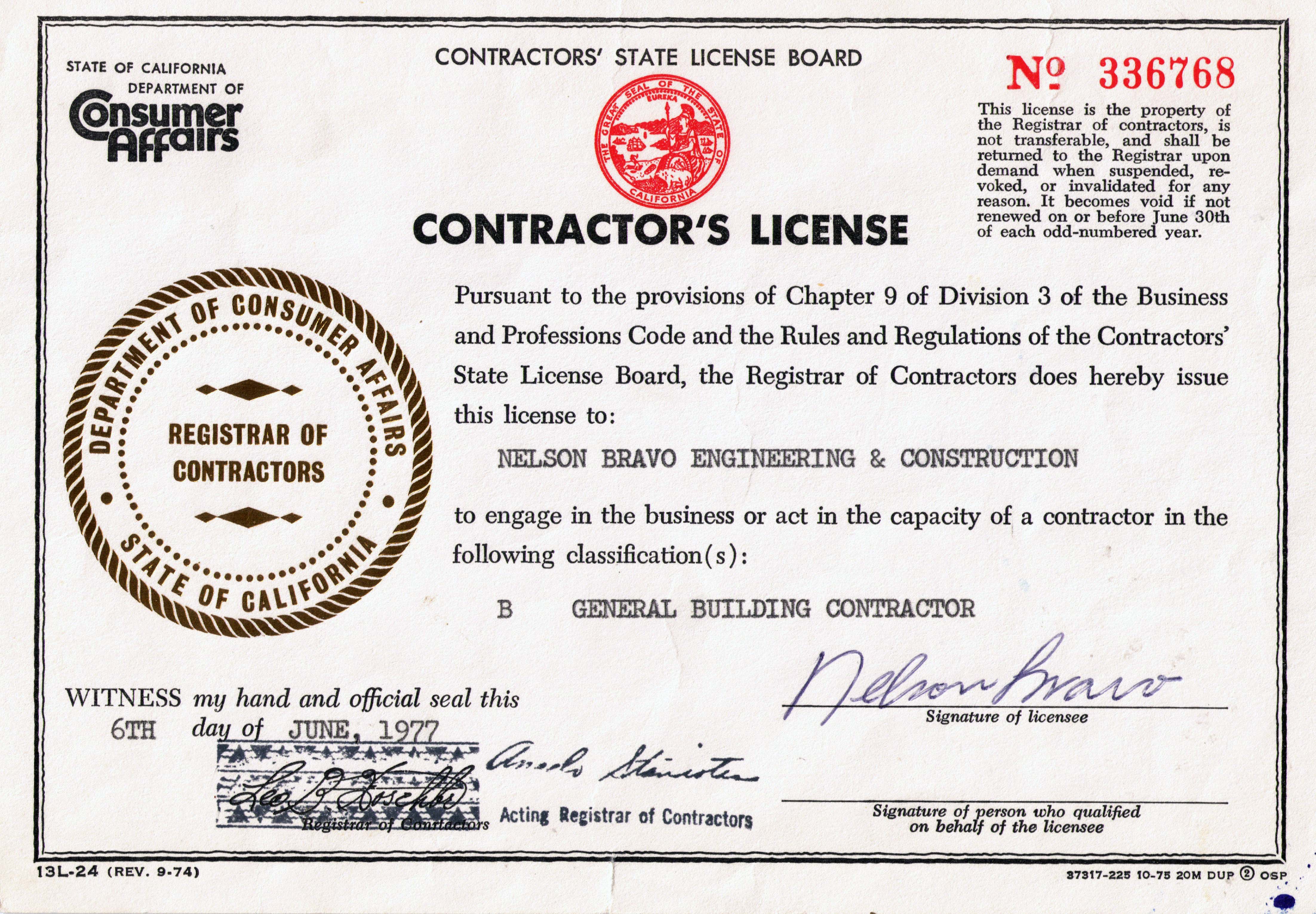 How To Get My General Contractor S License In California Best Design Idea